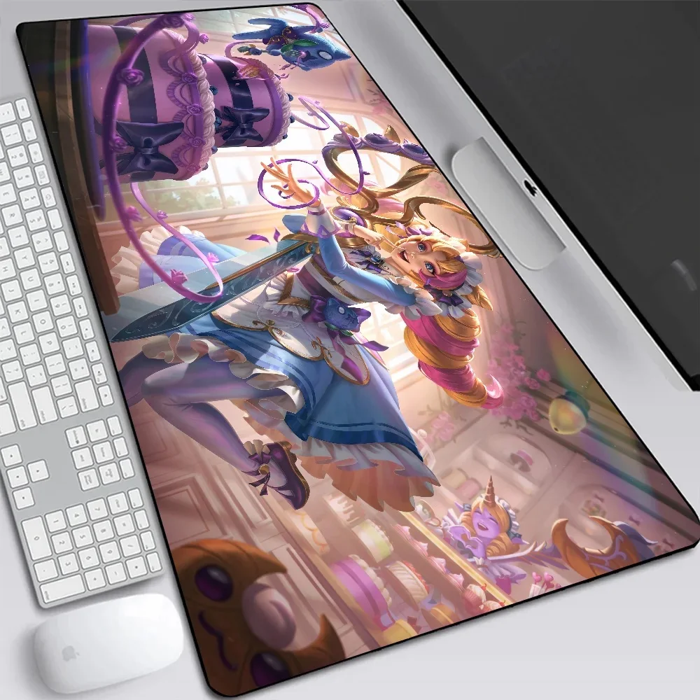 

Большой игровой коврик для мыши League of Legends Gwen, компьютерный коврик для мыши для ноутбука, коврик для клавиатуры, Настольный коврик для ПК, игровой коврик для мыши, офисный коврик