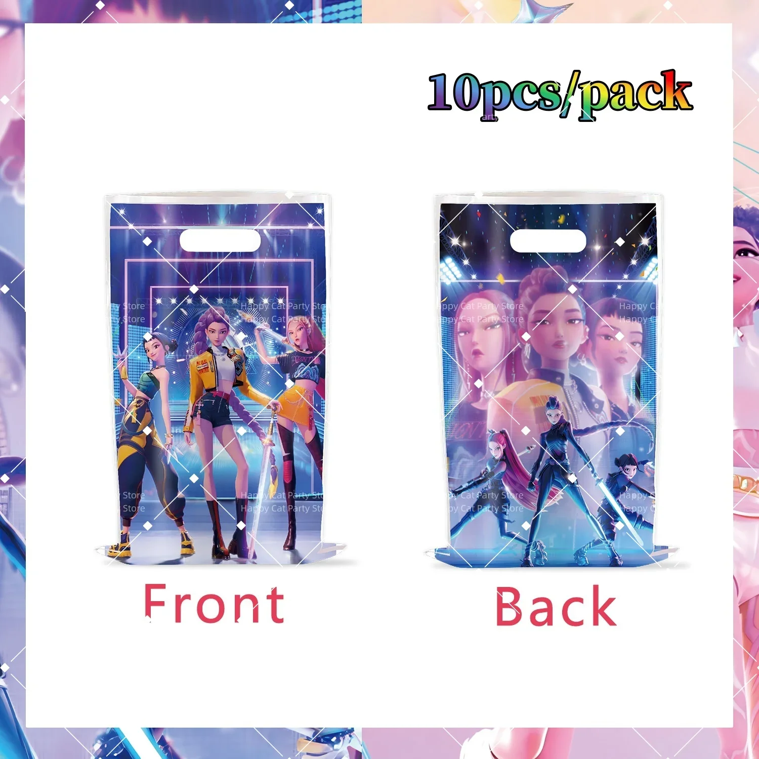 10/20/30/50 Stück Kpop Girls Idol Geburtstagsparty Dekoration Tasse Teller Tischdecke Serviette Wimpel Geschenktüte Kpop Partyzubehör – Detail 2