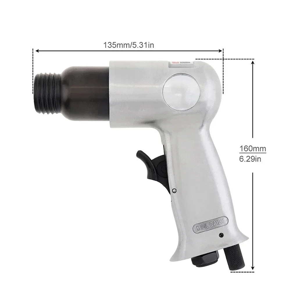 Chisel Air Hammer Power Tool Polished Handle Rust Remover Adjustable Speed Switch Air Hammer Chisel Gas Shovels