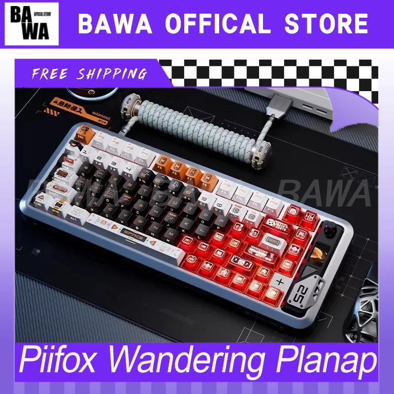 Piifox Wandering Plan Keycap Pbt Original Factory Customized Mechanical Keyboard Keycaps Five Sided Heat Sublimation 146 Key