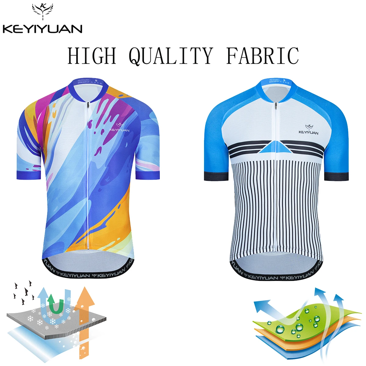 

KEYIYUAN Retro Cycling Jersey Men Summer Short Sleeve Mountain Bike Shirts MTB Tops Bicycle Clothing Camisa Ciclismo Masculino