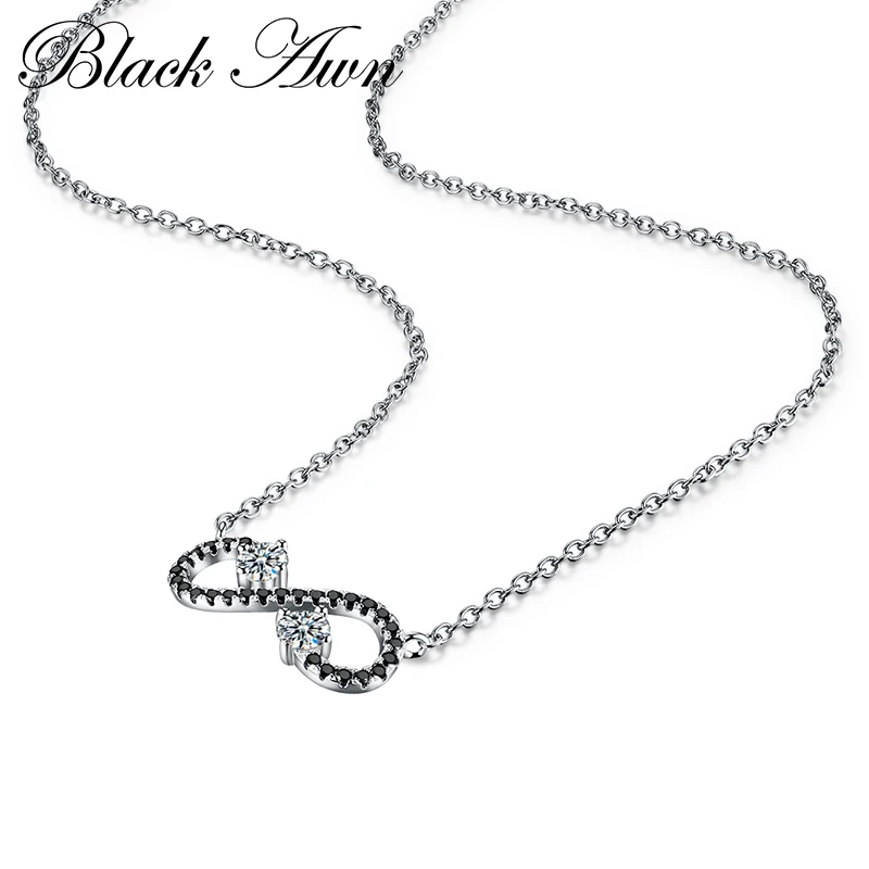 2025 New Necklace Noble Silver Color Classic Jewelry Trendy Wedding Pendants Engagement Necklaces for Women P055