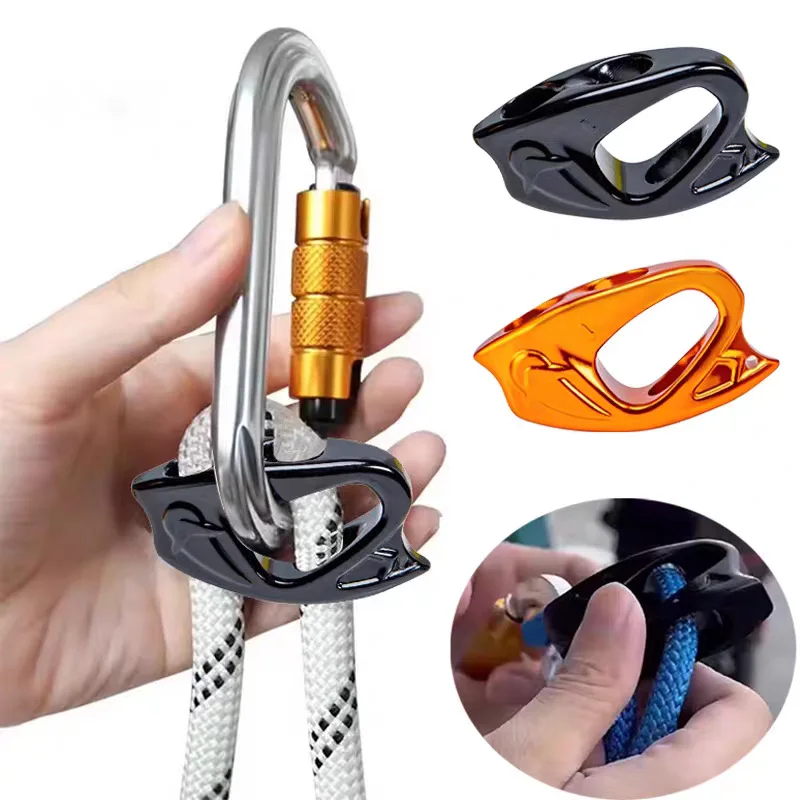 7075 aviation aluminum oxtail adjustment buckle 25kN aerial power work anti-fall regulator industrial grade lanyard