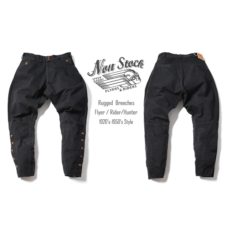 

American Retro Motorcycle Riding Pants Men's Long Breeches Youthful Vitali Sle Canvas Workwear Trousers Winter Thiened