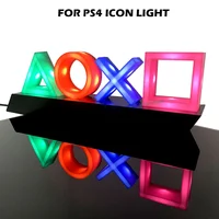 Luz de icono de juego para PS4, Playstation, luz musical, Control por voz, lámpara LED de neón, decoración de ambiente para Bar, USB/alimentado por batería