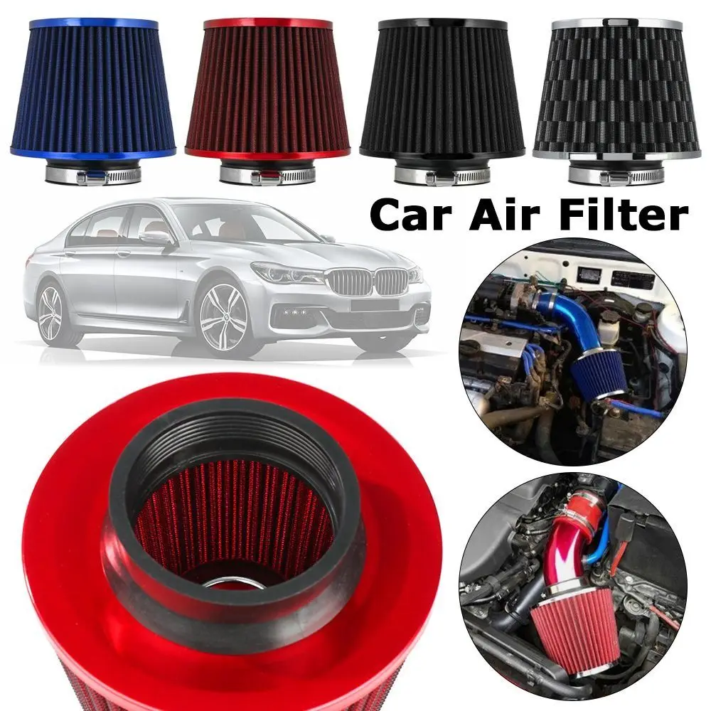 High Quality High Flow Air Intake Filter 76mm 6 Inch Cone Airfilter Cold Mushroom Head