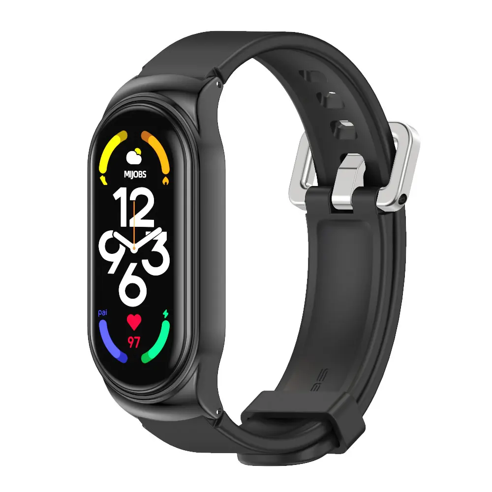 Strap for Mi Band 9 8 7 6 5 4 3 Wristband Bracelet Xiaomi Smart Band 8 Strap For Mi Band 7 Watchband for Amazfit Band 5 Strap
