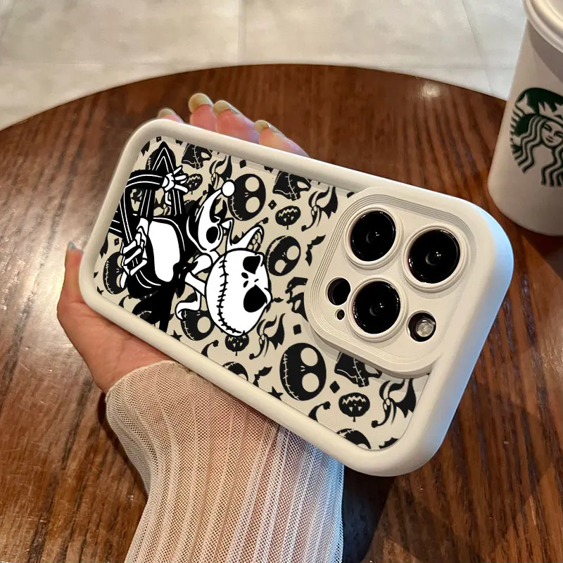 The Nightmare Before Christmas Jack Sally Skellington Case For Apple iPhone 17E 15 16 14 13 12 11 17 Pro Max Air Plus 16E Cover - Image 4