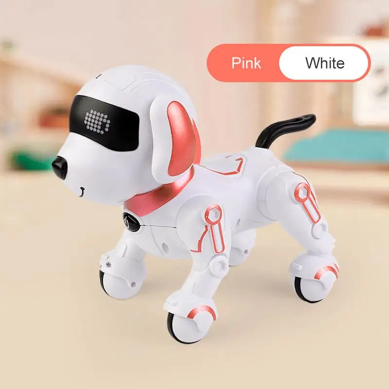 Robot interattivo giocattolo per cani Robot interattivo per bambini cane Robot elettrico programmabile intelligente per bambini di natale