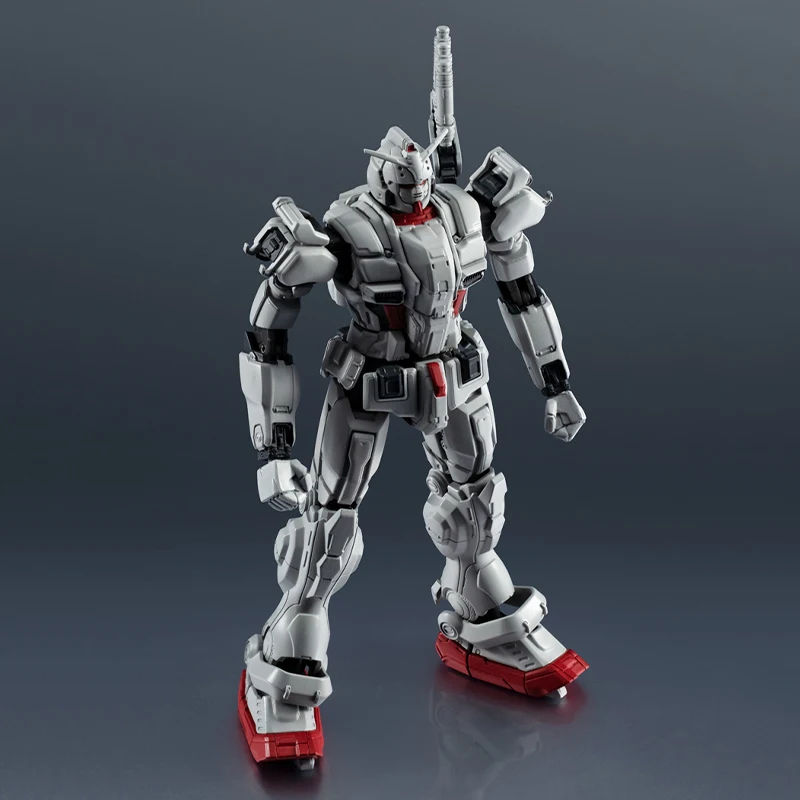 반다이 건담 유니버스 RX-78[G] 건담 EX 액션 애니메이션 피규어, 소장용 인형 조각상 장식 선물, 재고 정품