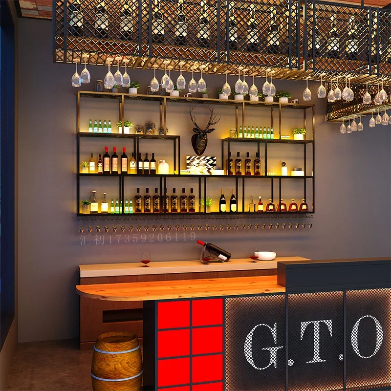 Rack de vinho armazenamento simples restaurante móveis titular mini bar garrafas de licor organização botellero vino gabinete equipamentos clube