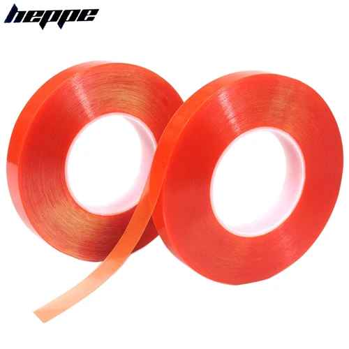 Cinta adhesiva para llanta de bicicleta HEPPE, cinta para llanta de neumático Tubular para bicicleta de carretera, juego de ruedas, cinta adhesiva de 50 metros de 19/20/21/22/25/27/28mm de ancho