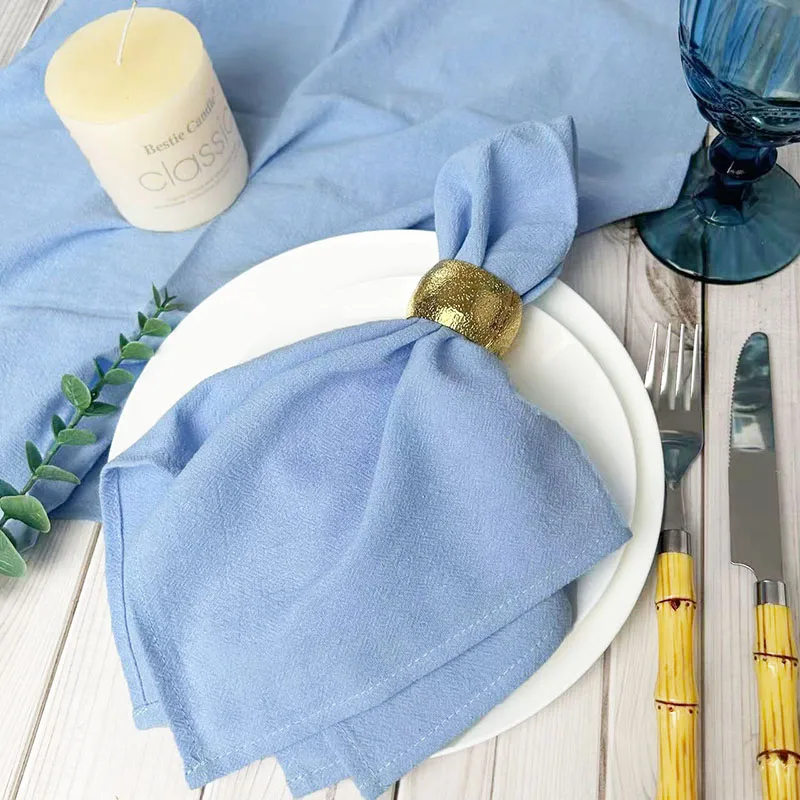 

20Pcs Cotton Cloth Napkins,40x40cm Washable and Reusable Table Napkins for Family Dinning, Christmas Party Wedding Decoration