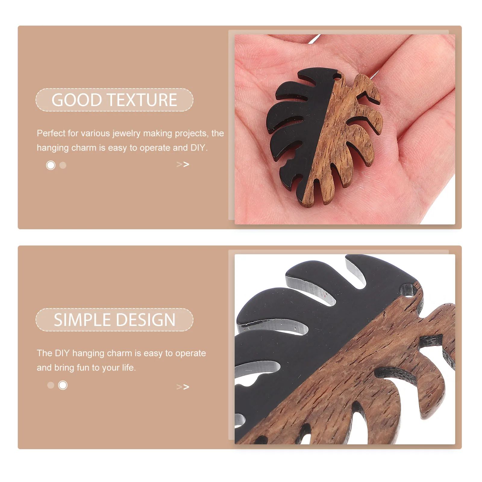 

12Pcs Resin Jewelry Charms DIY Necklace Pendants Earrings Bracelets Making Supplies Simple Shaped Jewelry Making Findings