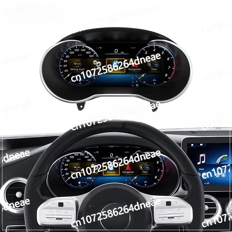 

12.3" Screen LCD Dashboard Speedometer NTG5.0/5.1Digital Cluster C/GLC/W205 2015-2018