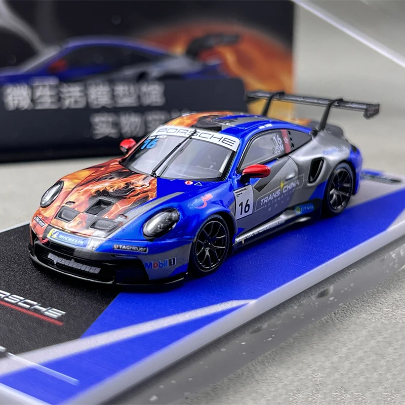 TM دييكاست 1/64 مقياس بورش 911 كوب سيارة رياضية نموذج سبيكة بورش 911 كوب سباق المركبات نموذج هدية جمع حلية