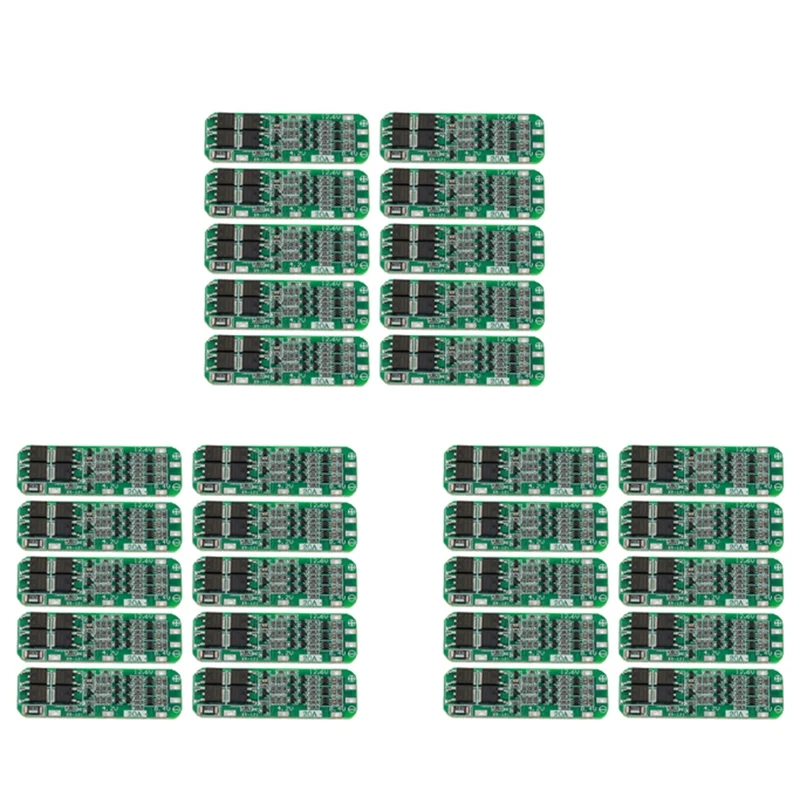 

30Pcs 3S 20A BMS 18650 Li-Ion модуль зарядного устройства литиевой батареи PCB 11,1 V 12V 12,6 V Module