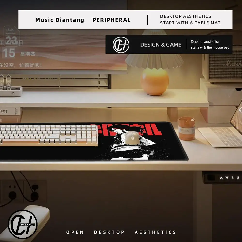 Alas Mouse Meja Anime Kill La Kill Alas Meja HD Matoi Ryuuko Lucu Alas Keyboard Gaming Diperpanjang Alas Mouse Gamer XXL 90X40 Alas Meja