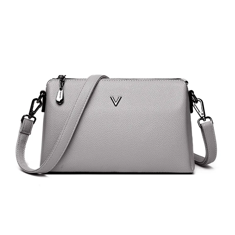 2023 new fashion female bag Korean version of all single shoulder crossbody bag middle-aged mother bag portable small square bag