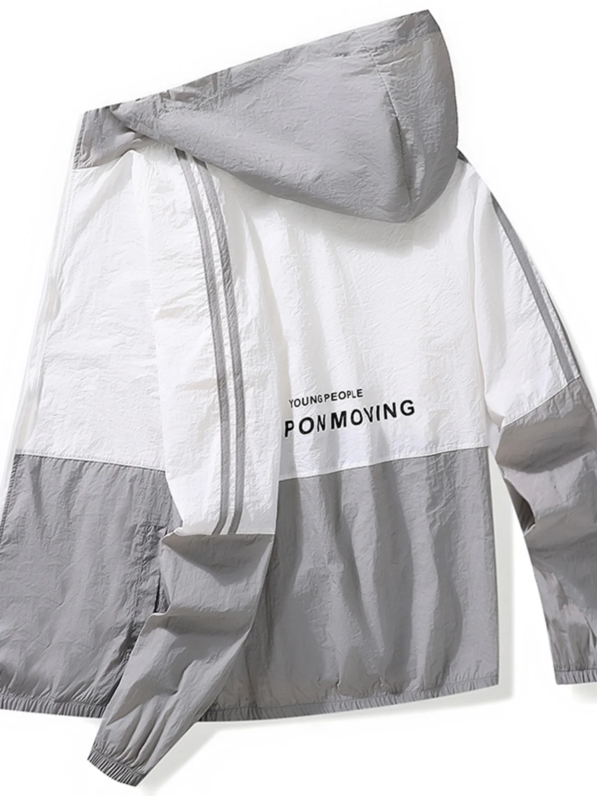 

Мужская летняя ультратонкая куртка из ледяного шелка с защитой от солнца, свободная, дышащая, легкая верхняя одежда с защитой от УФ-излучения, модная, из полиэстера