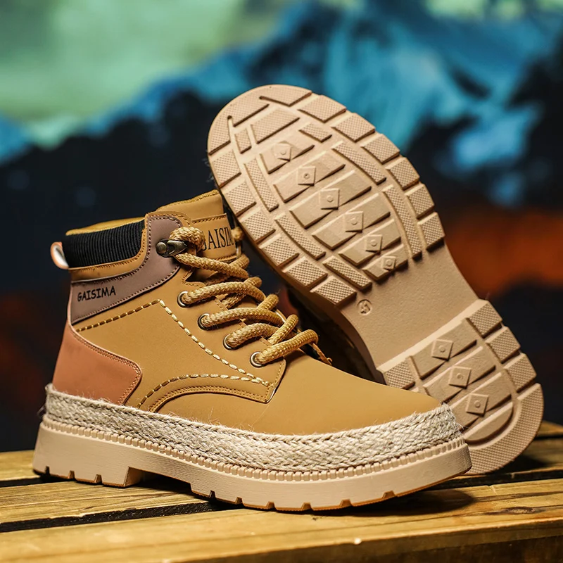 2025 Classic Bestseller High-Quality Unisex Outdoor Anti-Slip Hiking Boots Durable Mountaineering Boots Professional Trekking Bo