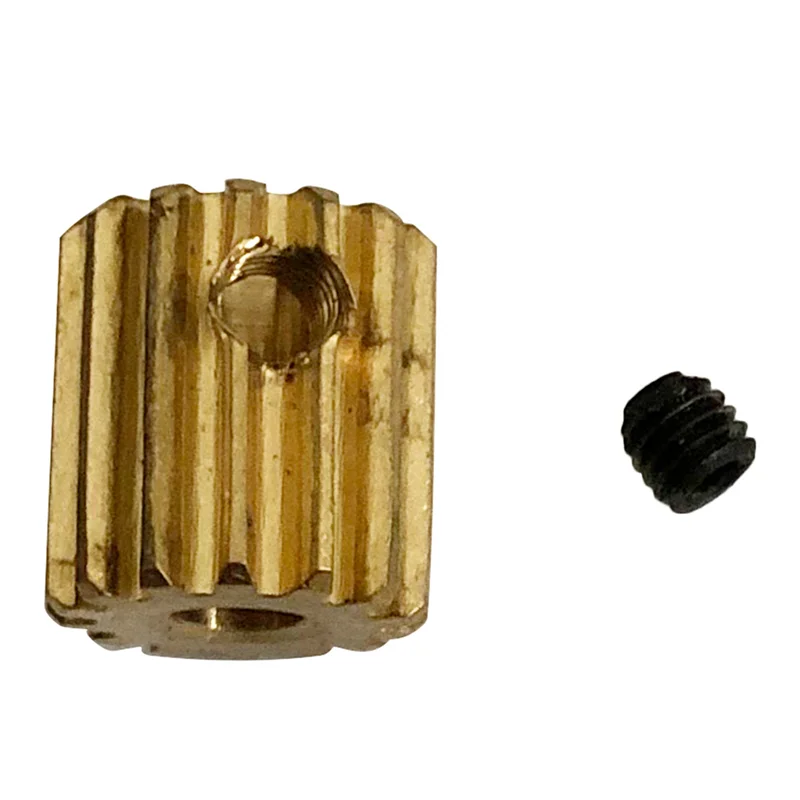 AS96-4X Logam Motor Gear QWJ05 untuk Xinlehong Hosim Q901 Q902 Q903 1/16 RC Mobil Suku Cadang Aksesoris