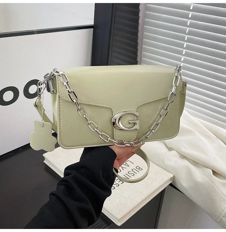 

Fashionable Square Satchel Bag Vintage Letter Logo Crossbody Handbag Women’s Leather Tote Minimalist Party Elegance