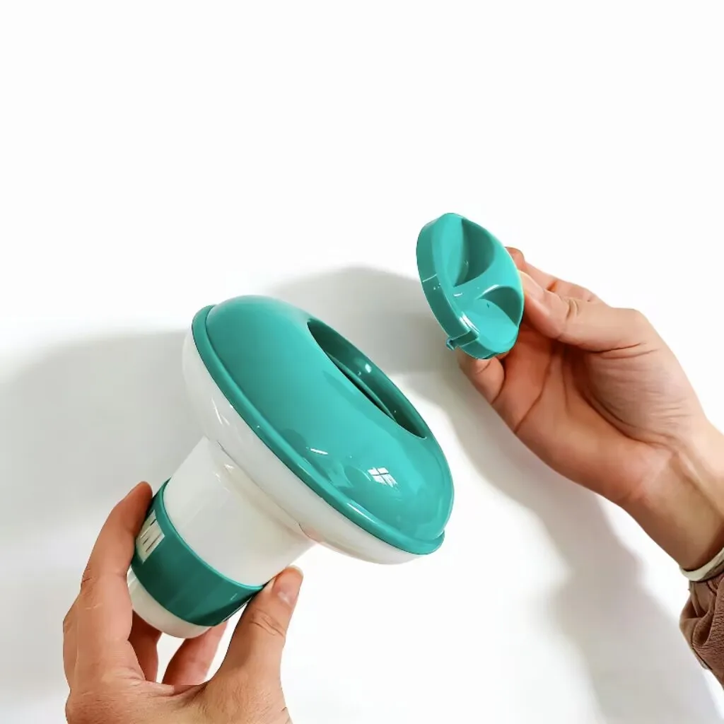 Pool Automatic Chlorine Tablet Dispenser Swimming Pool Cleaning Pill Disinfecting Box Floating Chlorine Dispenser Clean Tool view 5