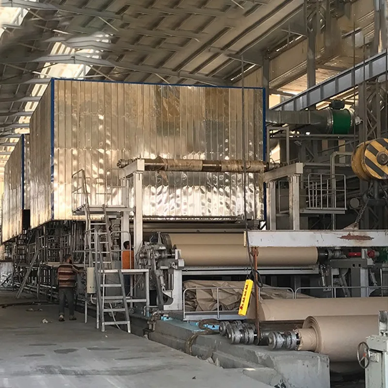 Waste Paper Cardboard Recycling Corrugated Cardboard Paper Roll Making Machine Corrugated Kraft Paper Production Line