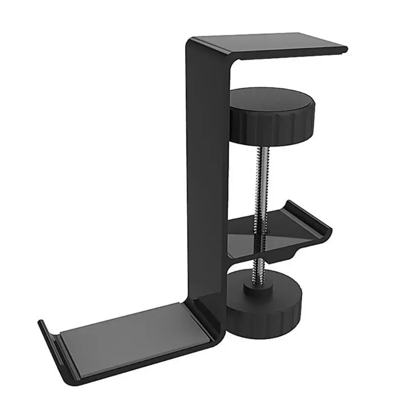 R53C Headphone Holder Headset Hanger Aluminum Alloy Stand with Soft Silicone Rubber for Storing and Showcasing Earphones