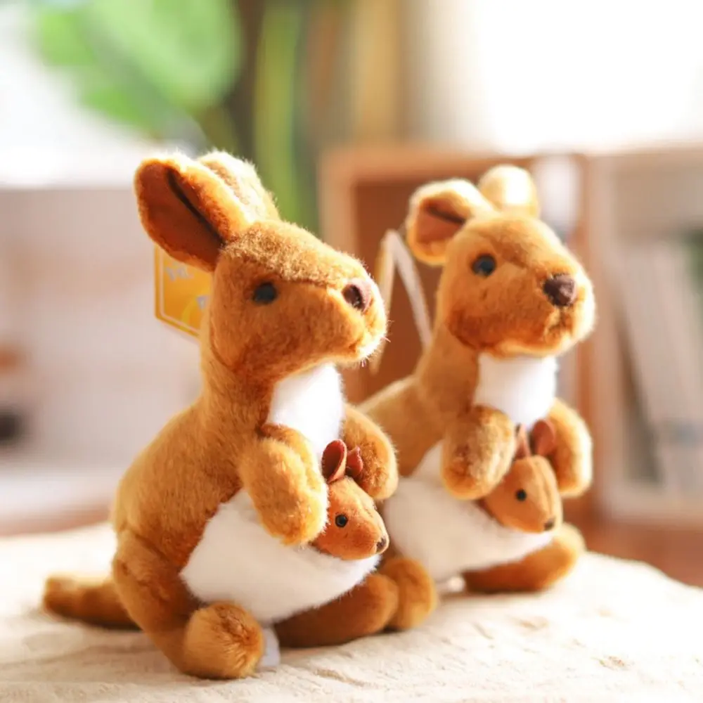 

PP Cotton Kangaroo Mother Plush Toy Child Kangaroo Sitting Kangaroo Kangaroo Stuffed Animals Kangaroo Mother Fluffy