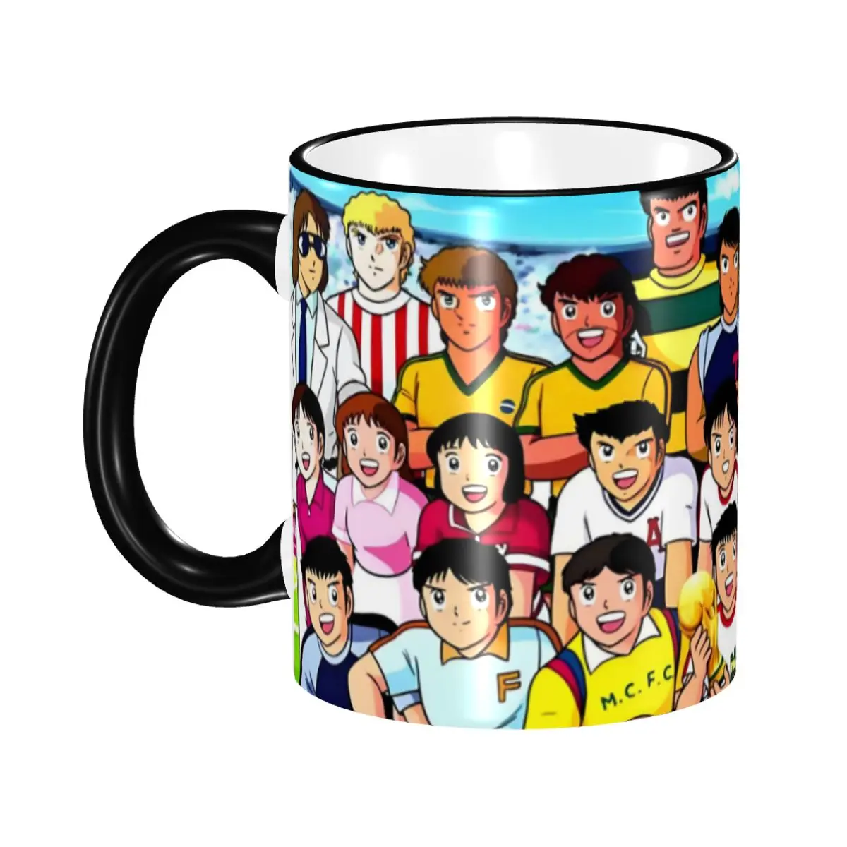 Japan Anime Fußball Manga C-Captain T-Tsubasa Tassen DIY Keramik Milchtee Kaffeetassen