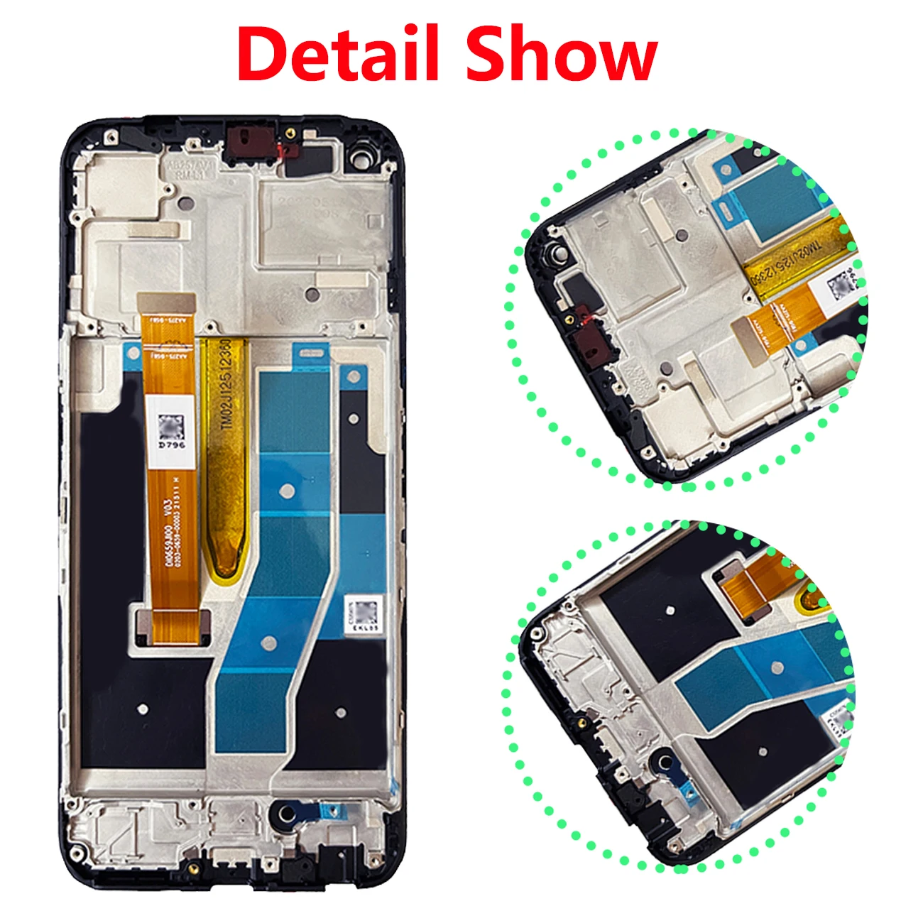 For OnePlus Nord CE 2 Lite 5G Full With Frame CPH2381 CPH2409 Touch Panel Digitizer Assembly Replacement Repair LCD Display Part