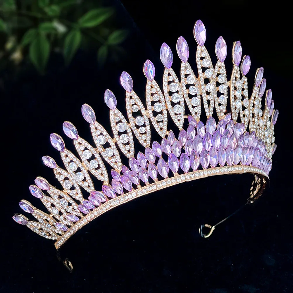 

Crown Hair Accessories Crown Headband For Women Bridal Wedding Party Birthday Dance Event Tiara Prom