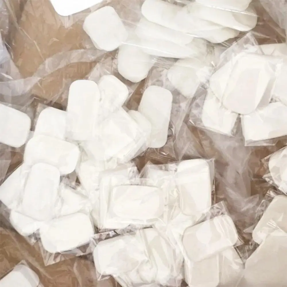 20PCS Disposable Portable Travel Hand Washing Soap Sheets Paper Scented Soap Flakes Refill Pack for Outdoor Daily Cleaning