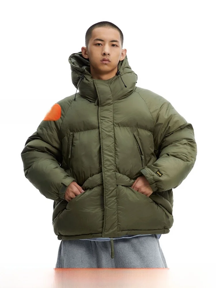 Męska kurtka RADIUM na jesień i zimę, ocieplana bawełną, funkcjonalna, model N3B Mountain System, odzież robocza, z kapturem, wiatroodporna.