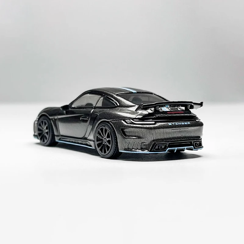 Diecast original escala 1:64 stinger 992 gtr liga modelo simulação decoração hobbies lembranças presentes coleção exibição estática