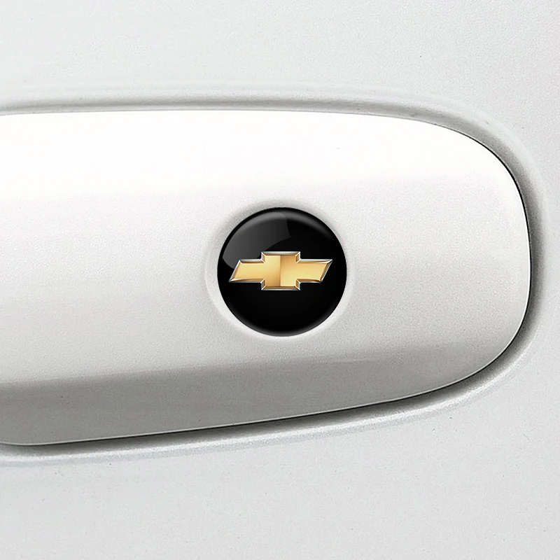 2/4 قطعة باب السيارة ثقب المفتاح ملصق السيارات قفل الديكور حماية مائي لشروليه سبارك سيلفرادو تريل بليزر كروز كابتيفا