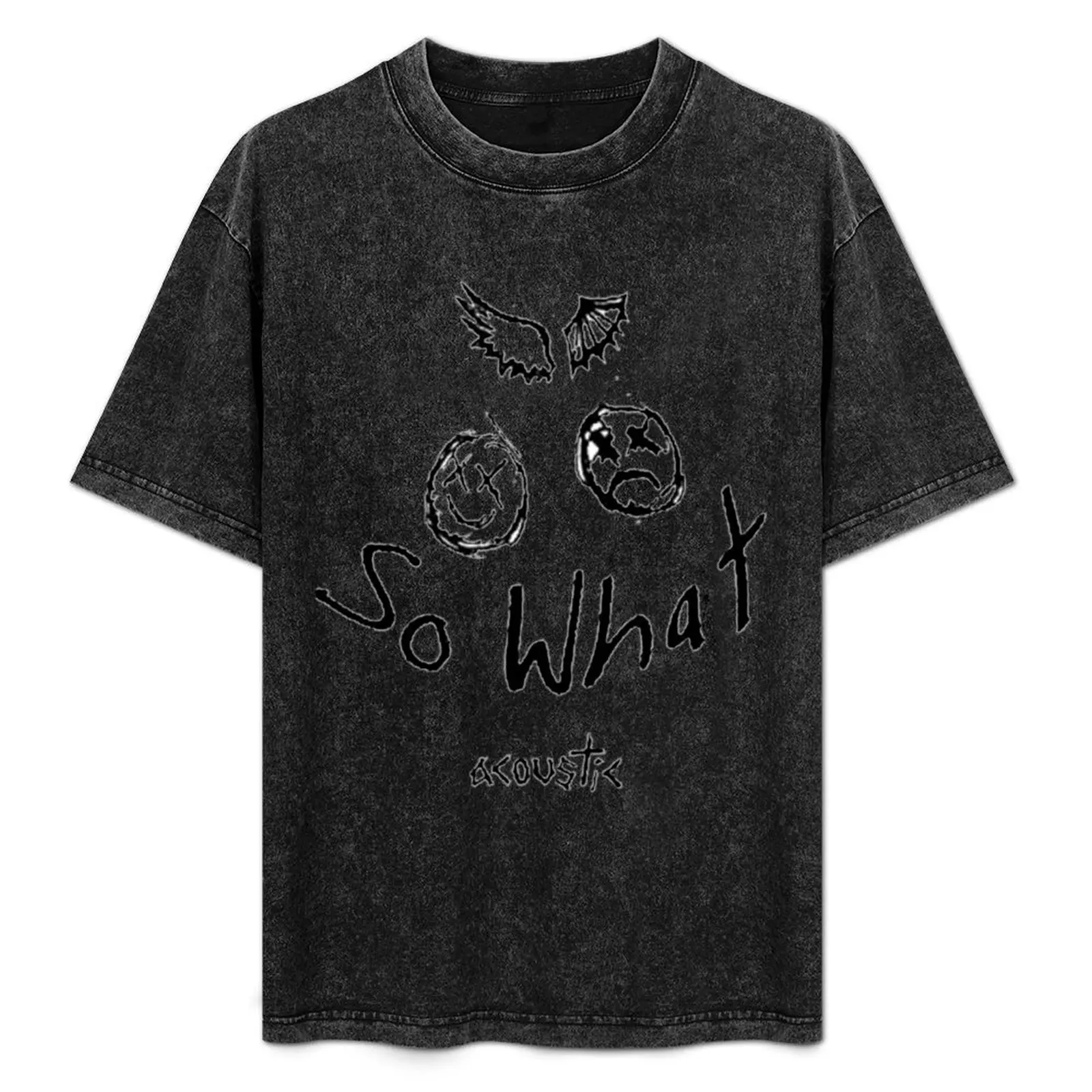 

So what black T-Shirt Plus Size Lightweight Top