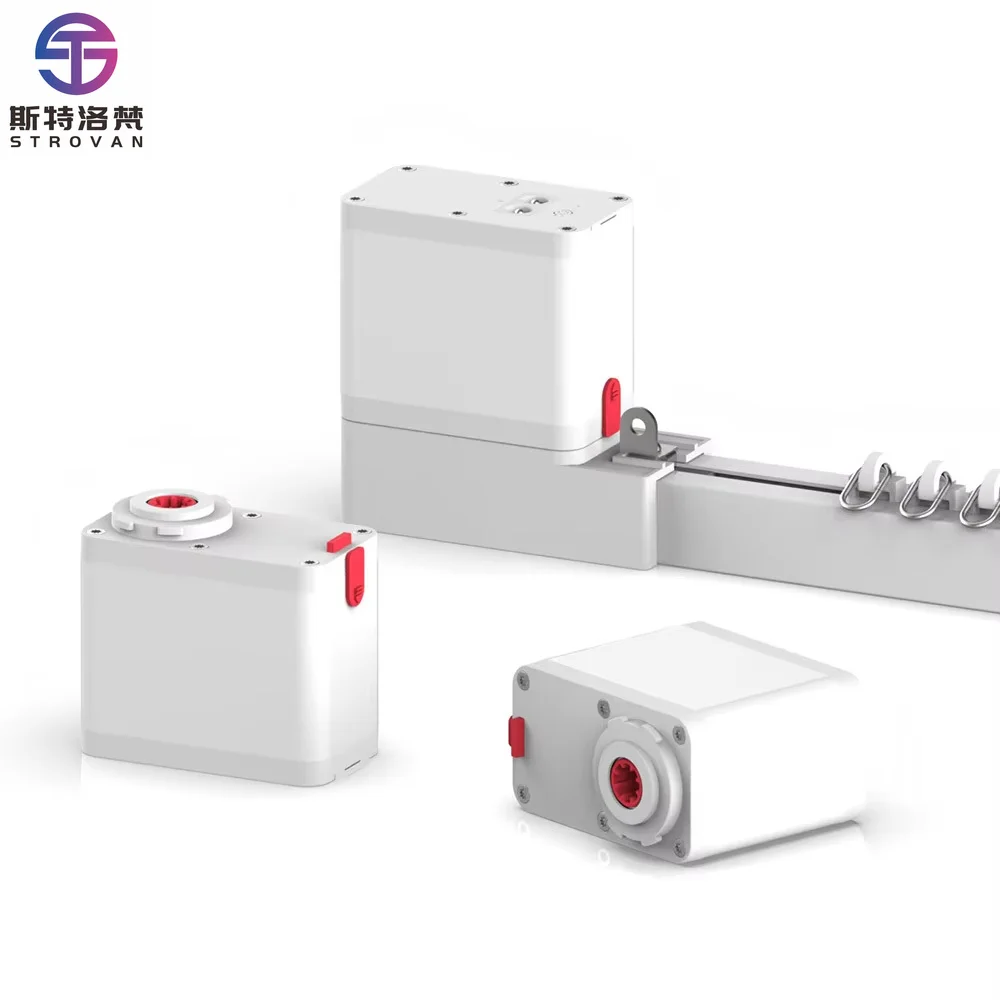 Automated Curtain System for Heavy Drapes, Features Zigbee 3.0 and Large Torque Motor,  App Integration