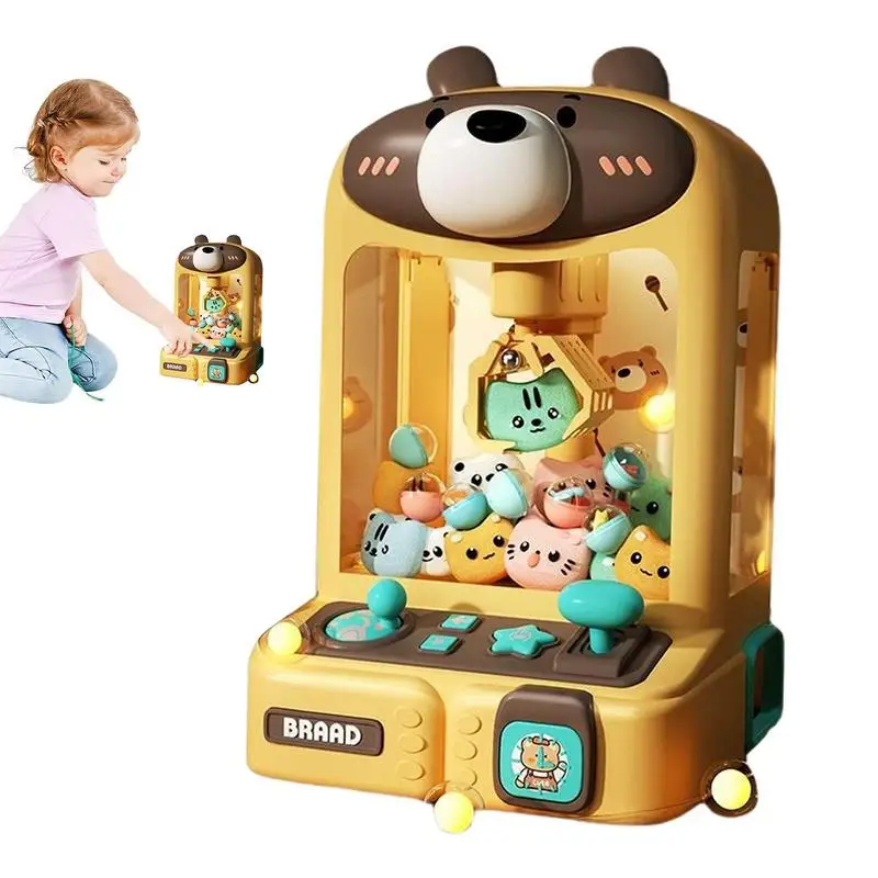 

Mini Claw Machine Tiny Arcade Claw Machine With Music 2 Power Supply Modes Cute Vending Machines Toys For Girls And Kids Over 3