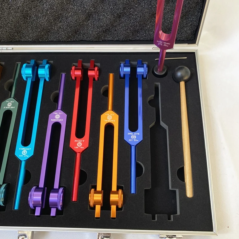 Chakra Tuning Fork Set, Tuning Forks For Healing Chakra Set, For Healing,Sound Therapy,Keep Body Durable