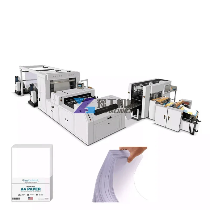 Fully Automatic A4 Copy Paper Production Line A3 A5 A4 Paper Cutting Machine