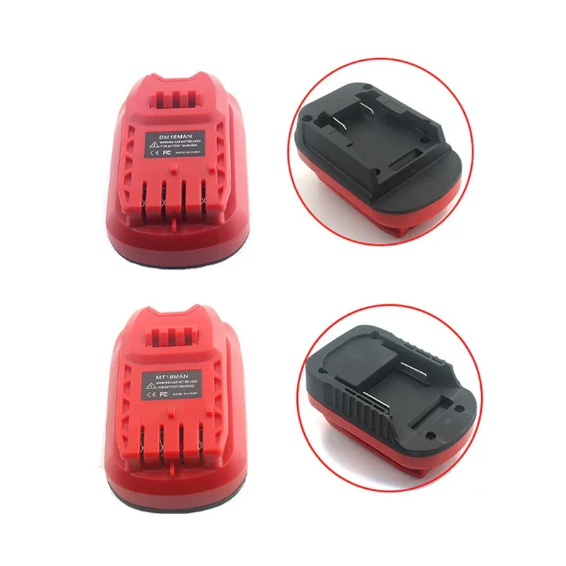 MT18MAN/DM18MAN Adapter Converter Convert for Makita 18V Li-ion Battery for Craftsman 20V Flat Pushing Cordless Power Tools