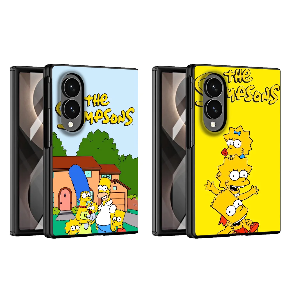 The Warm Simpsons Case for Samsung Galaxy ZFold8 Z Fold8 Wide ZFold Wide Z Fold 8 Luxury Phone Cover