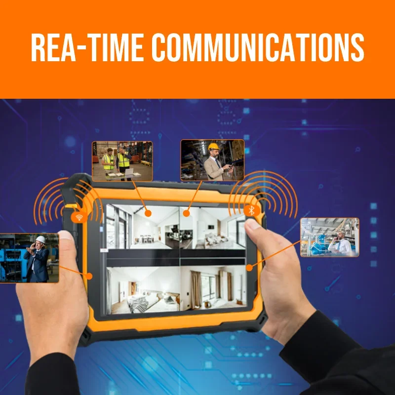 HUGEROCK T71EX 7 Inch ATEX Explosion-proof Tablet  2200Nits Full Rugged Waterproof Industrial PC 10000mAh 8+128GB Android 13 NFC