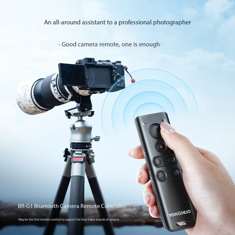 YONGNUO BR-G1 Bluetooth Camera Remote Control for Canon Nikon Sony Fuji Cameras Wireless Shutter Photography Video Recording