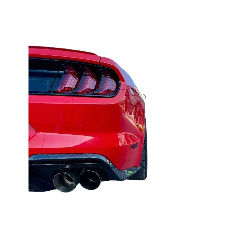 Carbon Fiber For Ford Mustang 15-22 w46-03 rear lip cover,Perfect installation