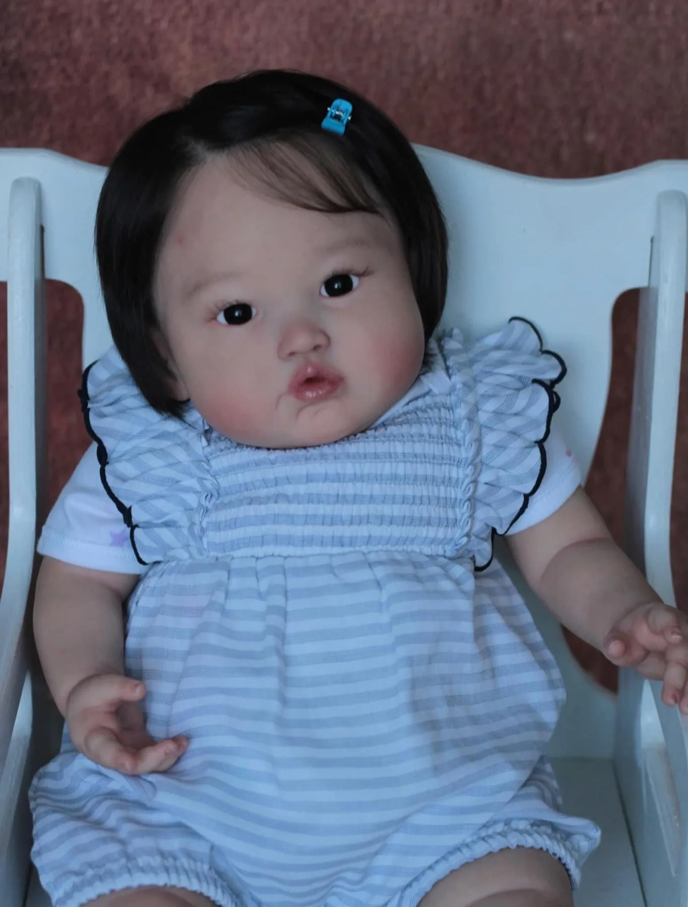 Silicone Baby Reborn Soft Body 55 cm Toddler Girl Princess Doll High Quality Handmade Lifelike Newborn Kid Toy For Children Gift