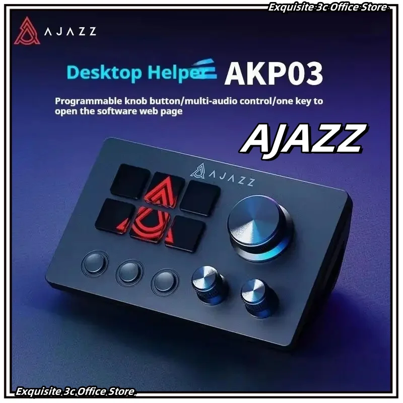 

Китайская версия Ajazz Akp03 Контроллер панели управления Stream Deck Торговля Прямая трансляция, Змешивание звука, Программируемые ярлыки